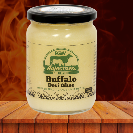 Buffalo Desi Ghee - Bilona Method (500 ML)