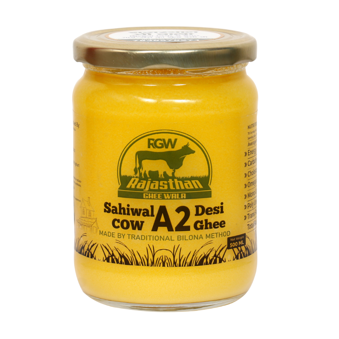 Sahiwal A2 Cow Desi Ghee 500ML
