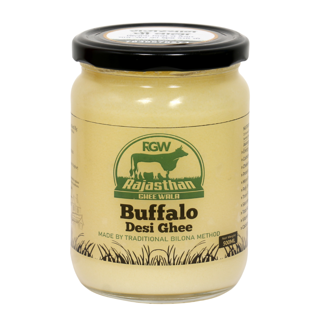 Buffalo Desi Ghee - Bilona Method (500 ML)